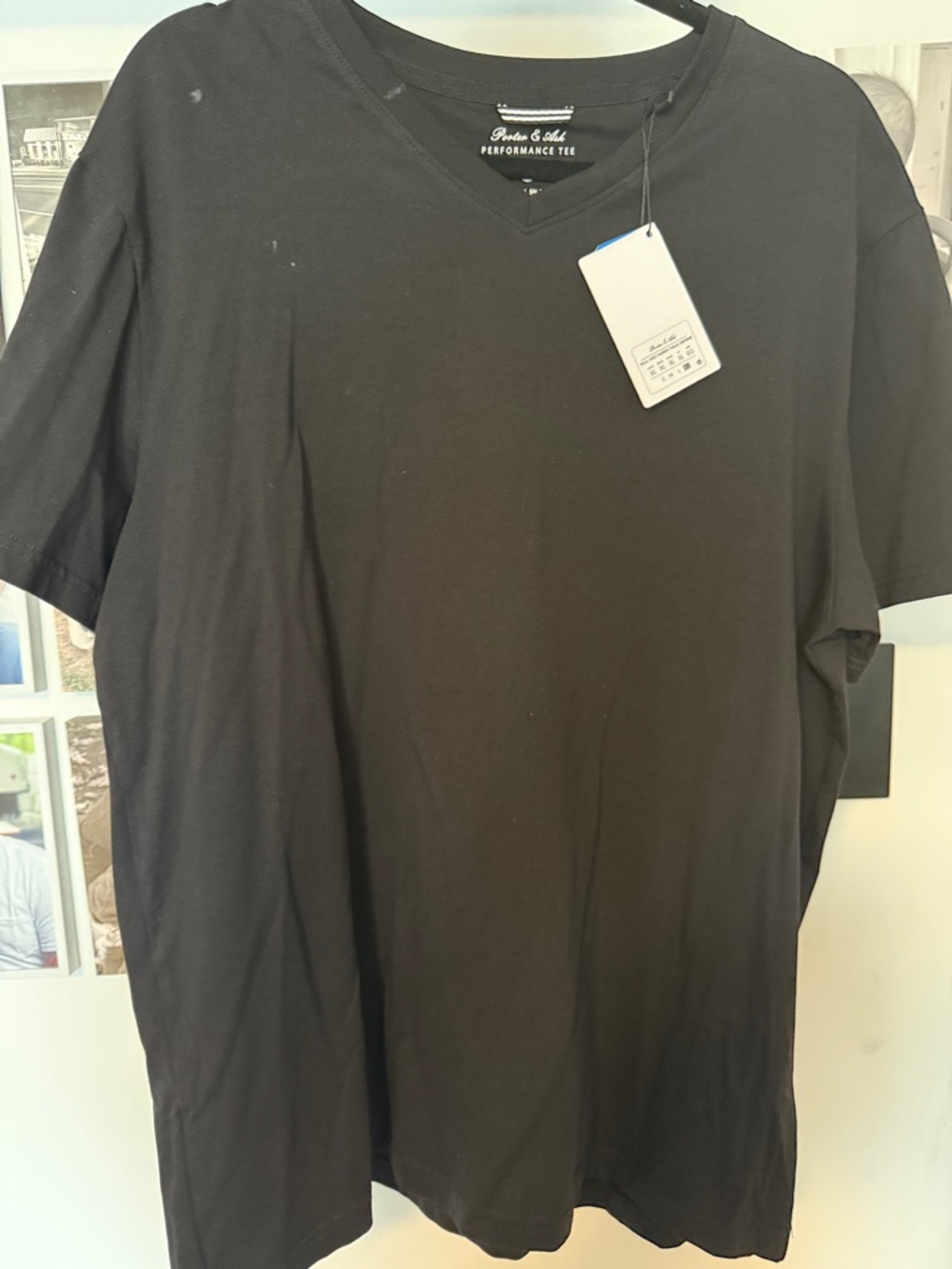 Berkshire Black V-Neck Performance Tee